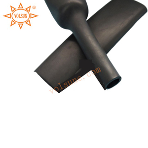2:1 Shrink Ratio UV Resistant Acid and Alkali Resistance Flexible EPDM Rubber Heat Shrink Tube