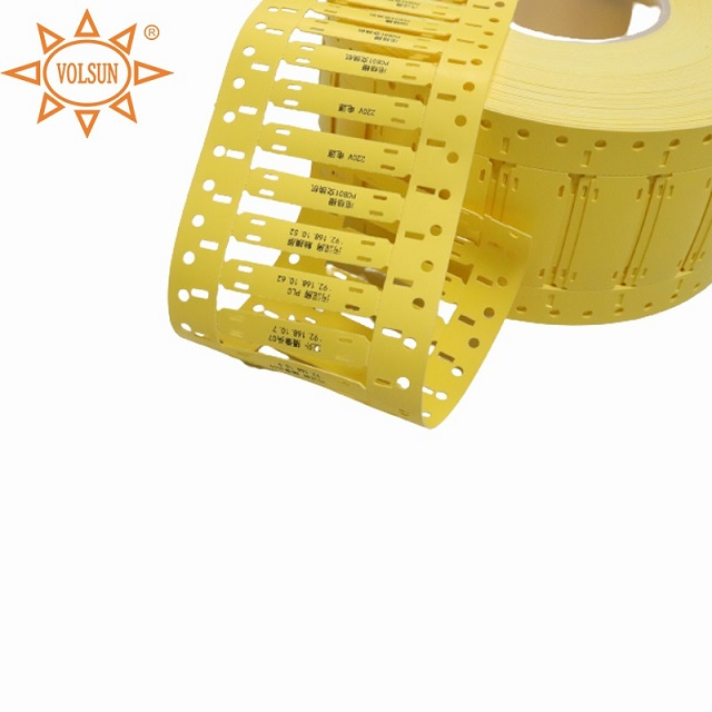 Halogen-free Environmentally Friendly Printable PE Cable Identification Tags for Cable Harness