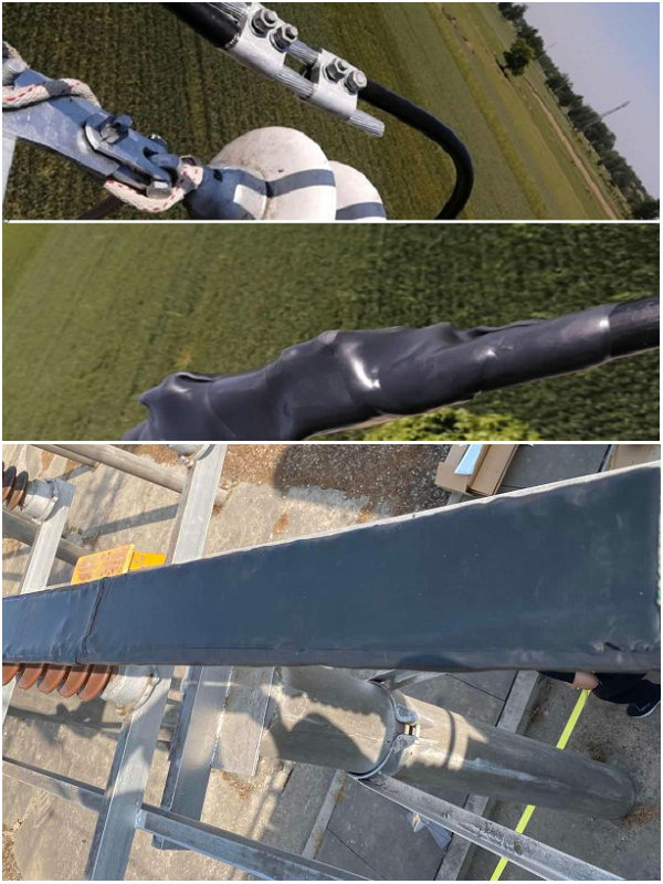 self-curing protection material pad
