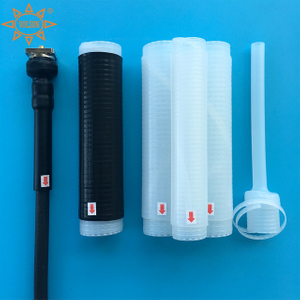 UV Resistant Transparent Cold Shrink Tubes Waterproof Seal Silicone Clear Cold Shrink Tubing for Cable Joint