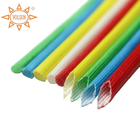 High Tempertautre Resistant Insulated Acrylic Fiberglass Sleeving for Motors
