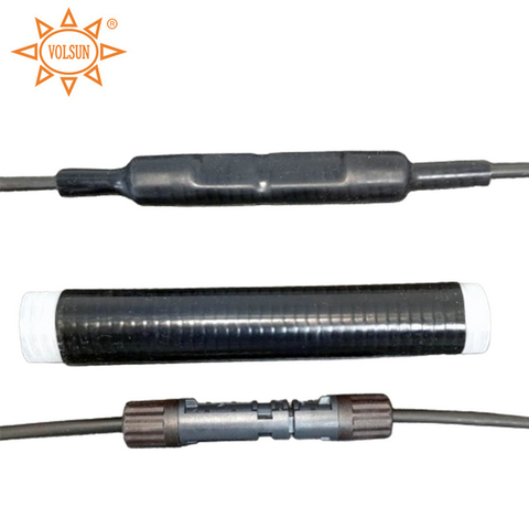 Waterproof UV Resistant Salt Spray Resistance Cold Shrink Tube for Offshore Photovoltaic MC4 Connector