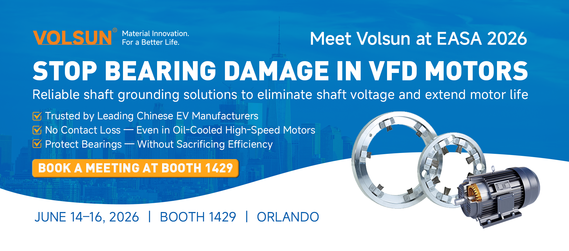 shaft grounding ring banner